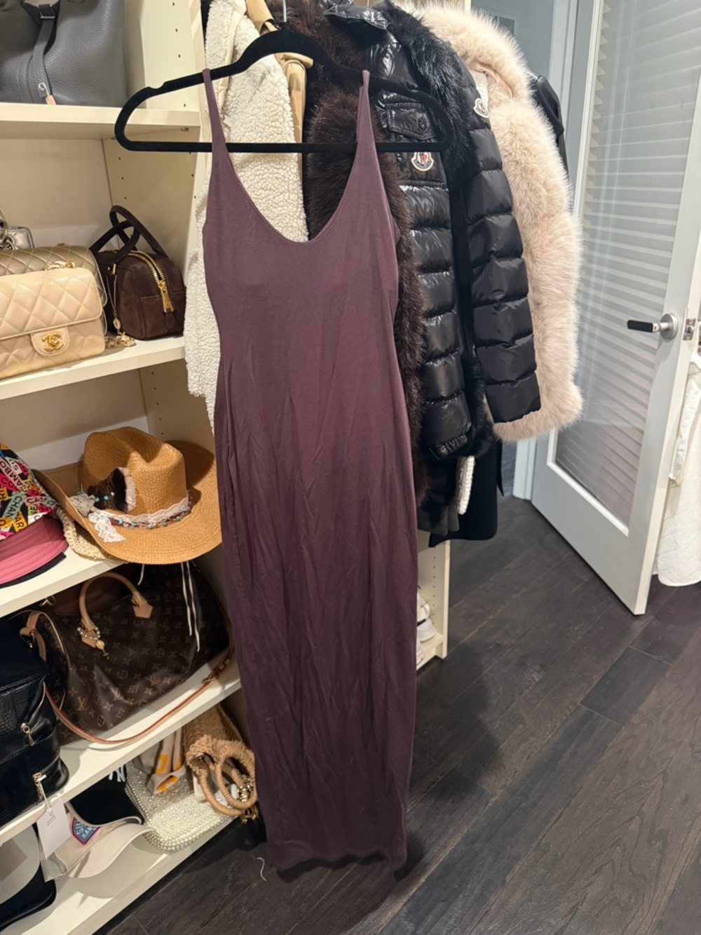 Skims maxi dress Plum